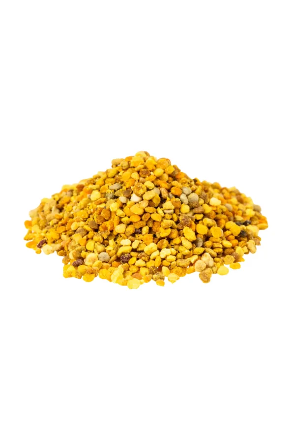 pile of natural bee pollen isolated on white 2024 10 12 11 53 32 utc